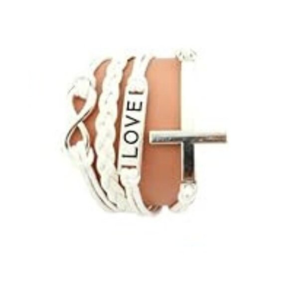 Handmade Braided Multi Layers Vintage Woven Rope Woven Leather Alloy Owl Bangle - Picture 1 of 1